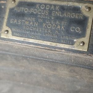 Kodak camer accordion baffle lens